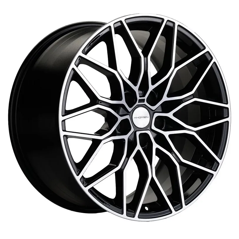 Диск Литой Khomen Wheels мод.KHW1902 D19*8.5 PCD 5*108 ET48 DIA60.1  Black-FP  
